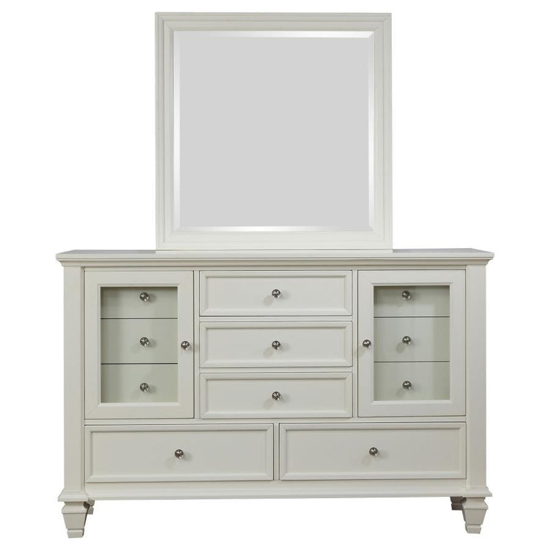 Sandy Beach - 11-drawer Dresser With Mirror - JaxCo Furniture