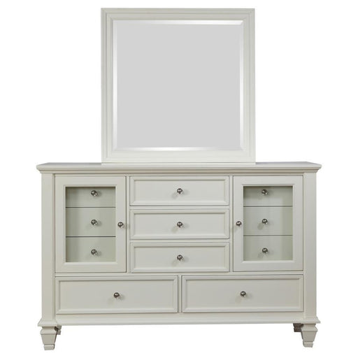 Sandy Beach - 11-drawer Dresser With Mirror - JaxCo Furniture
