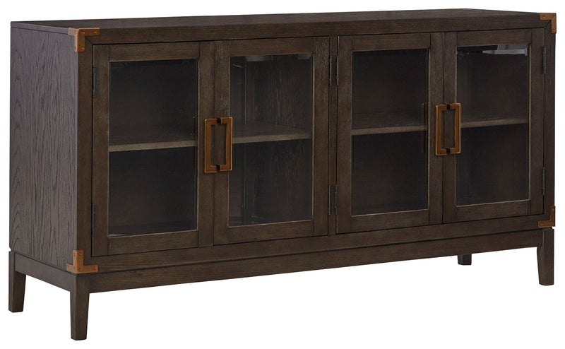 Burkhaus - Dark Brown - Dining Room Server - JaxCo Furniture