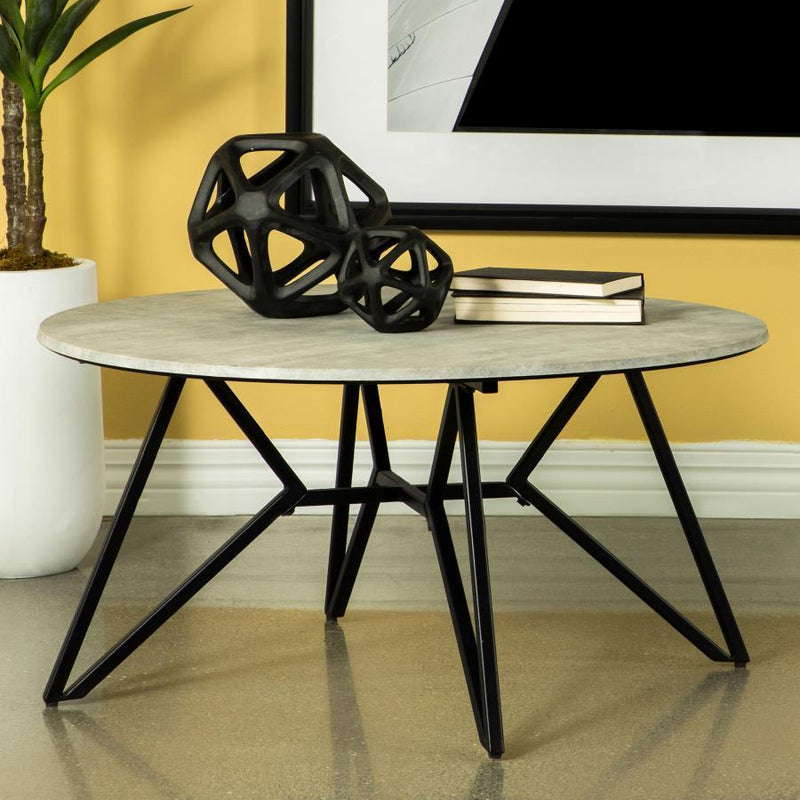 Hadi - Round Smart Top Table - JaxCo Furniture
