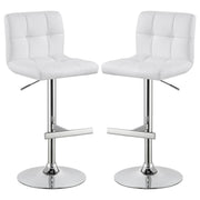 Lenny - Upholstered Adjustable Bar Stool (Set of 2) - JaxCo Furniture