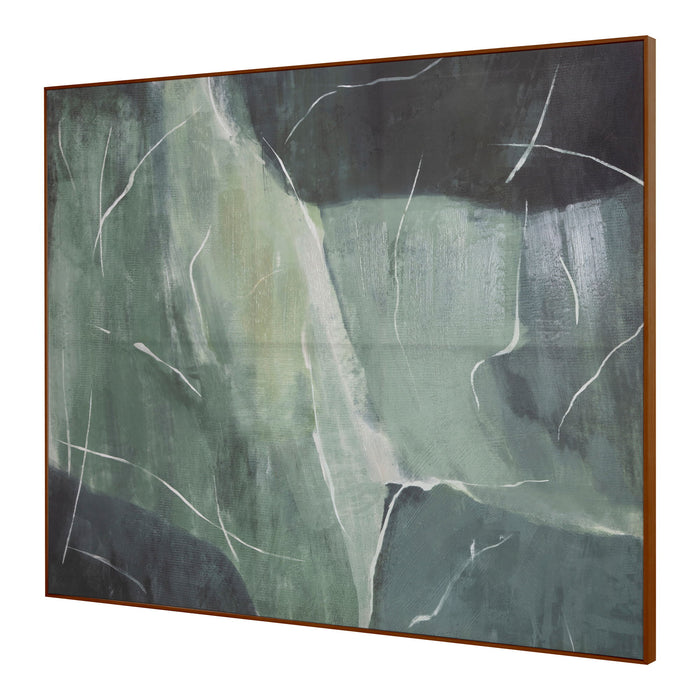 Impression - Framed Painting Verdant Palette - Dark Gray - JaxCo Furniture