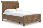 Feddinger - Storage Sleigh Bed - JaxCo Furniture