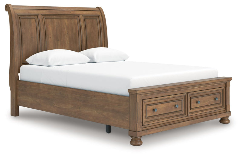 Feddinger - Storage Sleigh Bed - JaxCo Furniture