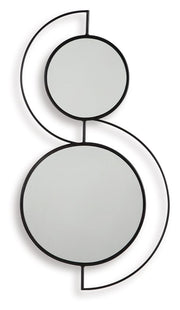 Shayham - Black - Accent Mirror - JaxCo Furniture