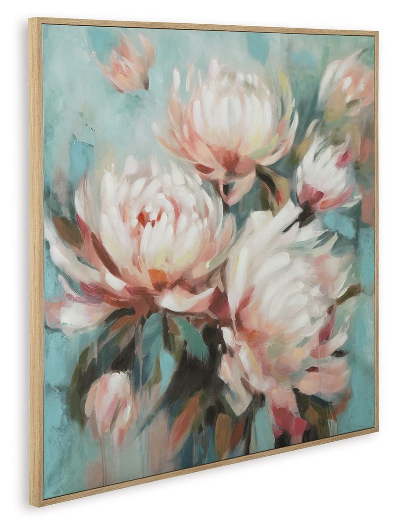 Parryville - Aqua / Pink - Wall Art - JaxCo Furniture