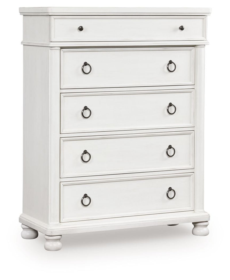 Rowlenstown - Five Drawer Chest - JaxCo Furniture