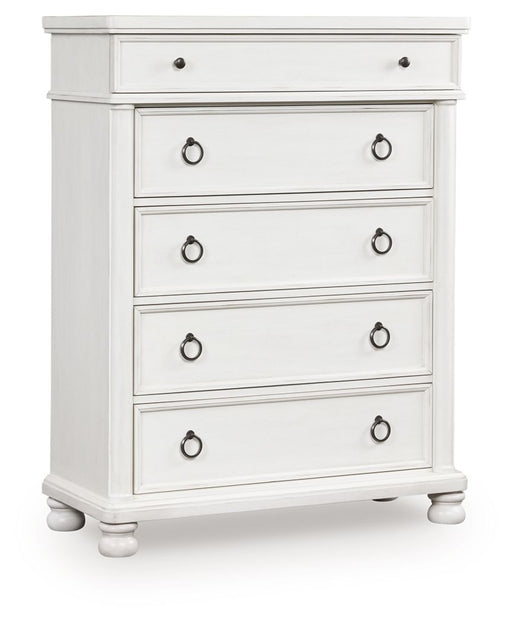 Rowlenstown - Five Drawer Chest - JaxCo Furniture