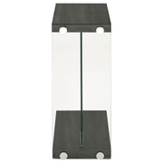 Colby - Engineered Wood C-Shaped Side Table - Weathered Gray - JaxCo Furniture