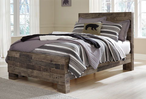 Derekson - Panel Bed - JaxCo Furniture