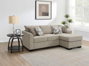 Storey - Upholstered Sleeper Sectional Chaise Sofa - JaxCo Furniture