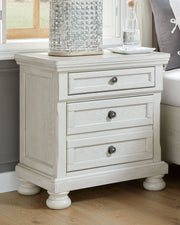 Robbinsdale - Antique White - Two Drawer Night Stand - JaxCo Furniture