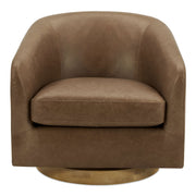 Oscy - Swivel Chair - Tan - JaxCo Furniture