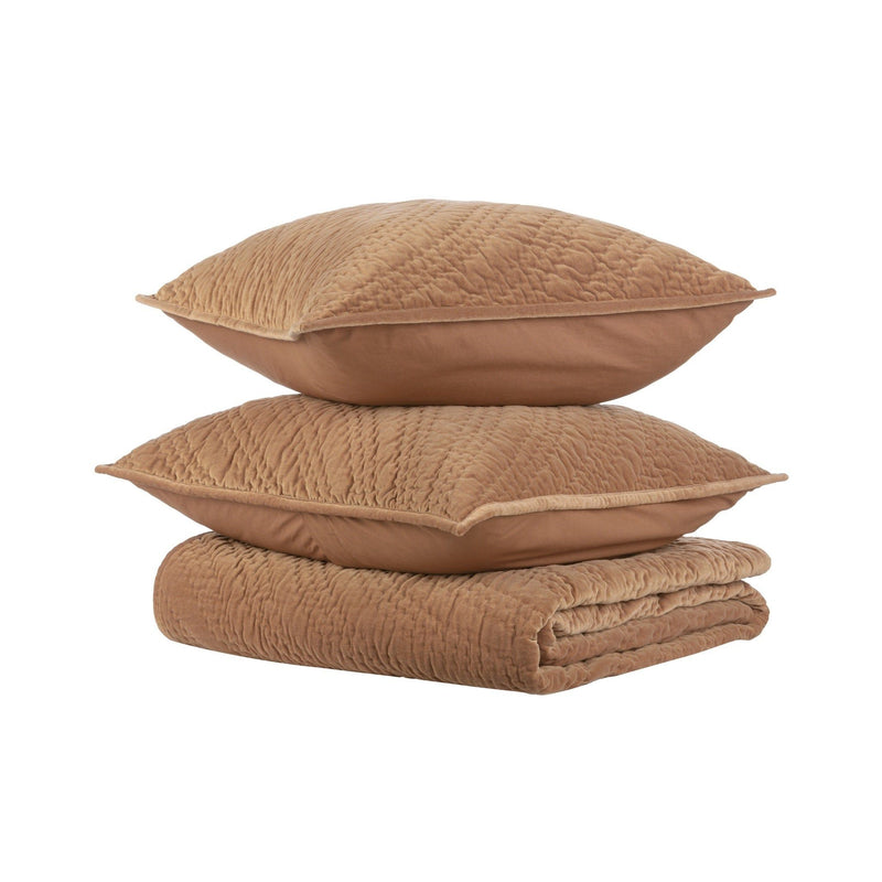 Elms - Velvet Quilt - JaxCo Furniture