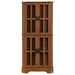 Coreosis - 4 Door Wood Corner Curio Cabinet - Golden Brown - JaxCo Furniture