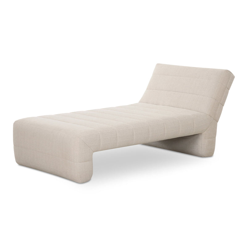 Verity - Chaise - Beige - JaxCo Furniture