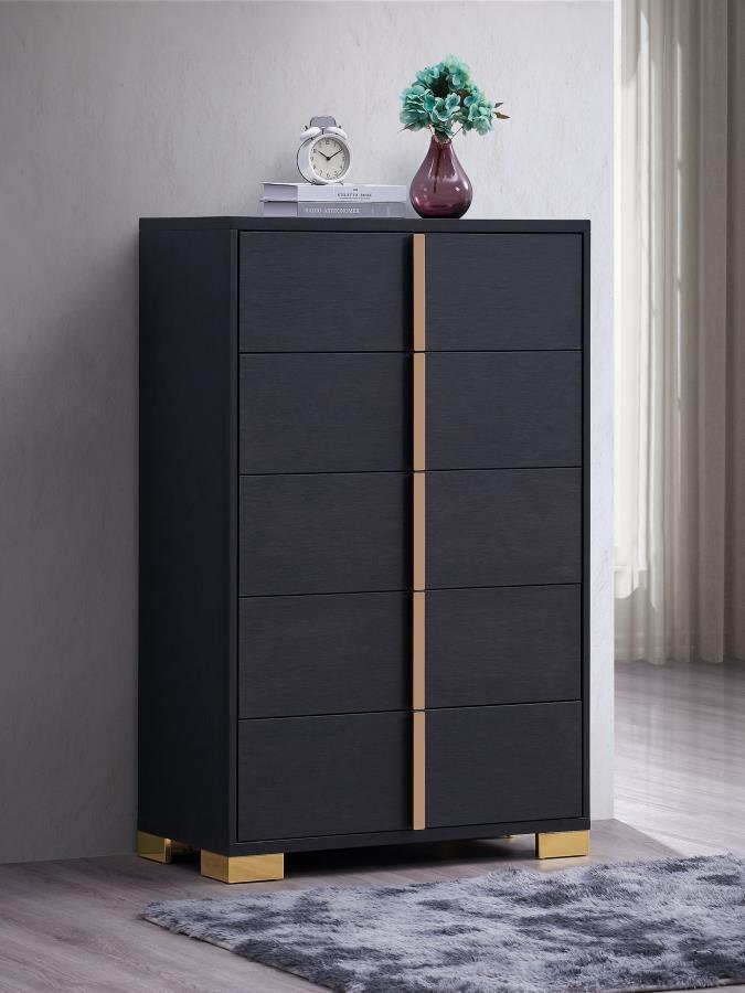 Marceline - 5-Drawer Bedroom Chest - JaxCo Furniture