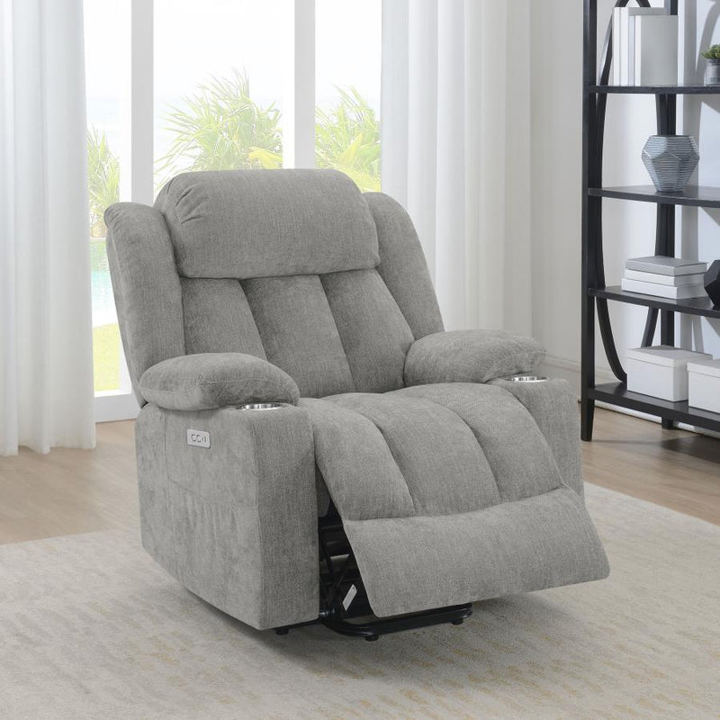Houston - Upholstered Power Lift Recliner Chair - JaxCo Furniture