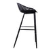 Piazza - Outdoor Barstool Barstool (Set of 2) - Black - JaxCo Furniture