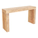 Evander - Console Table Aged Oak - Light Brown - JaxCo Furniture