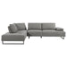 Arden - Upholstered Sectional Sofa With Adjustable Back - Taupe - JaxCo Furniture