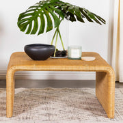Cahya - Woven Rattan Table - JaxCo Furniture