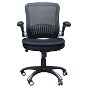 Dc#301 - Desk Chair - Black - JaxCo Furniture