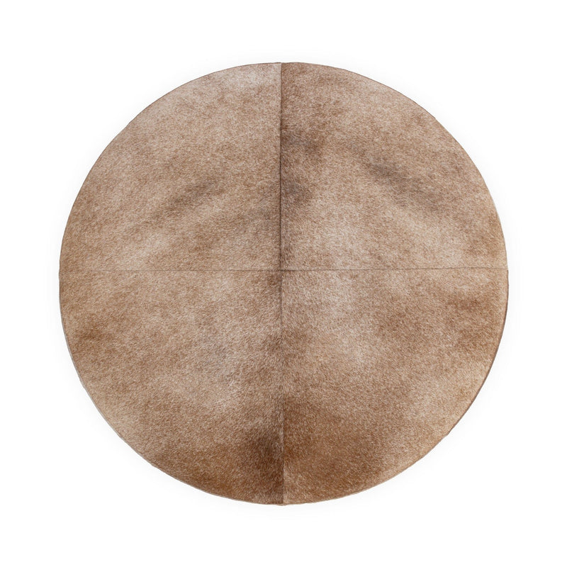 Andre - 40" Round Ottoman - Canyon Dust