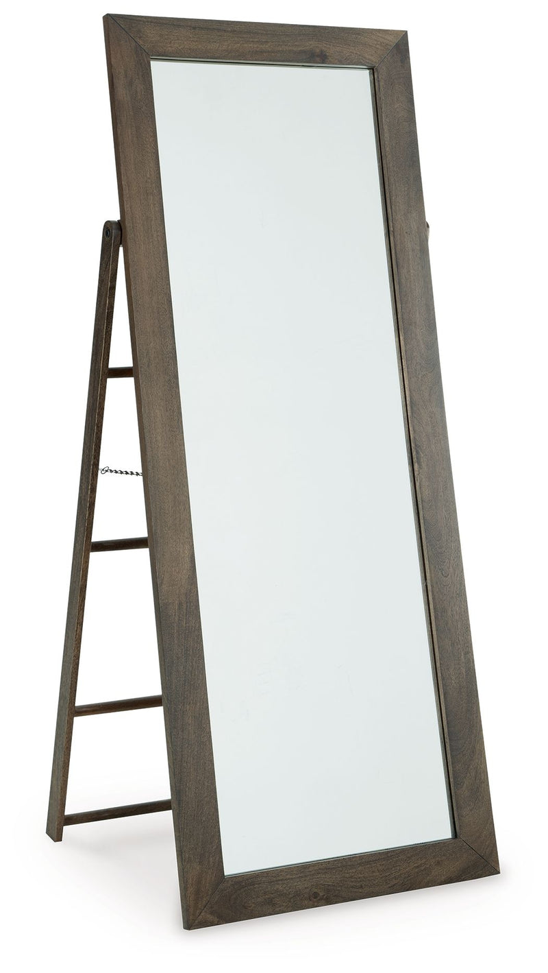 Dirkins - Brown - Floor Mirror - JaxCo Furniture
