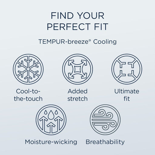 Linens - Tempur Breeze Cooling Sheet Set - Sleepy Blue - JaxCo Furniture
