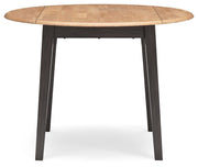Gesthaven - Round Dining Room Drop Leaf Table - JaxCo Furniture