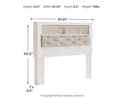 Altyra - Panel Bookcase Headboard - JaxCo Furniture