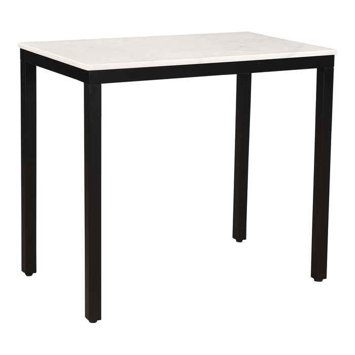 Parson - Marble Mini Desk - Black - JaxCo Furniture