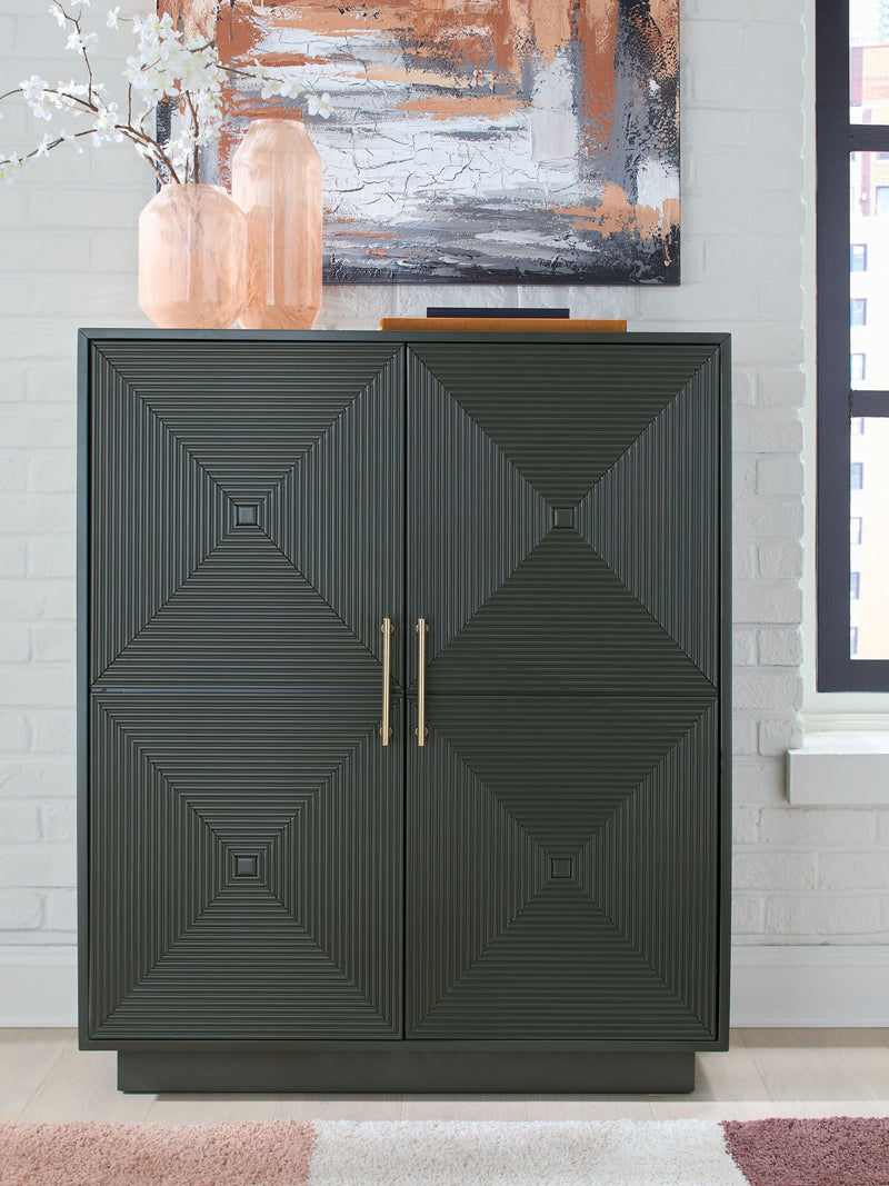 Geirwood - Dark Green - Accent Cabinet - JaxCo Furniture