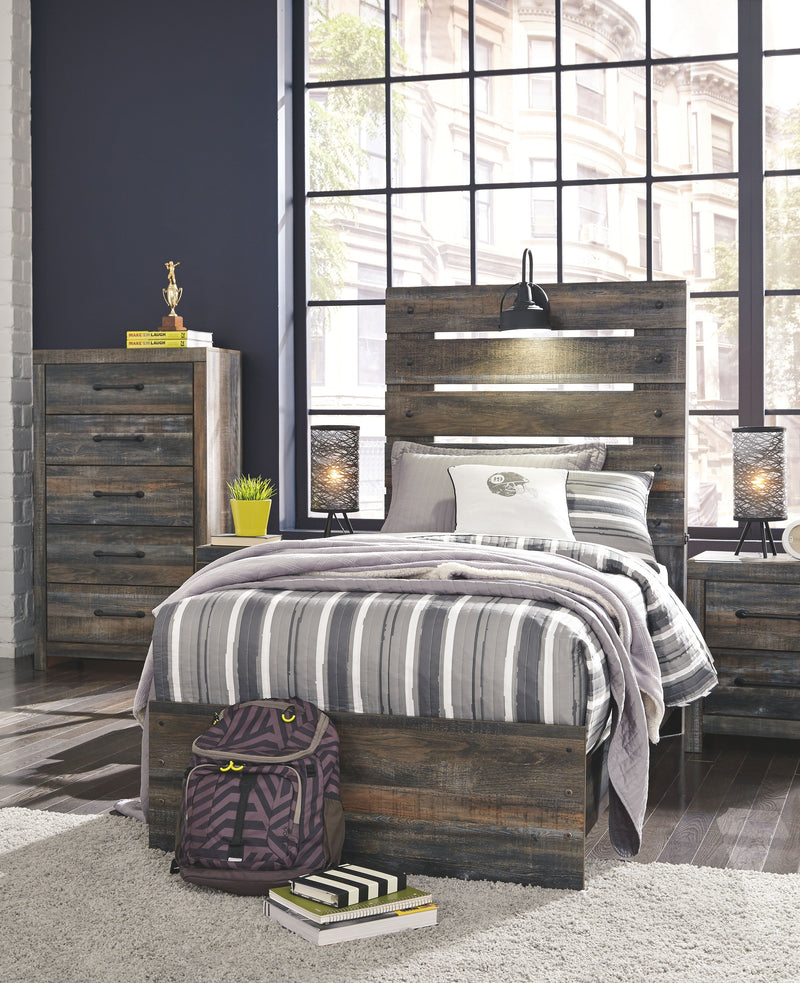Drystan - Panel Bed - JaxCo Furniture