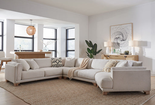 Escape - 4 Piece Modular Sectional - Mirage Mist - JaxCo Furniture