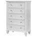 Sandy Beach - 5-drawer Chest - JaxCo Furniture