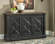 Tyler - Black / Gray - Dining Room Server - JaxCo Furniture