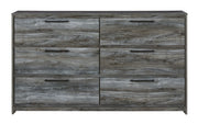 Baystorm - Six Smooth Drawer Dresser - JaxCo Furniture