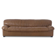 Halston - Stationary Sofa - Dark Brown - JaxCo Furniture