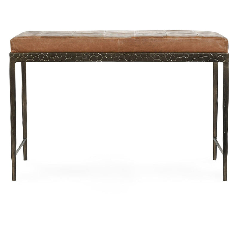 Malo - 28" Leather Bench - JaxCo Furniture