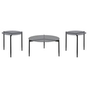 Rosalie - Round Coffee And End Table Set - JaxCo Furniture