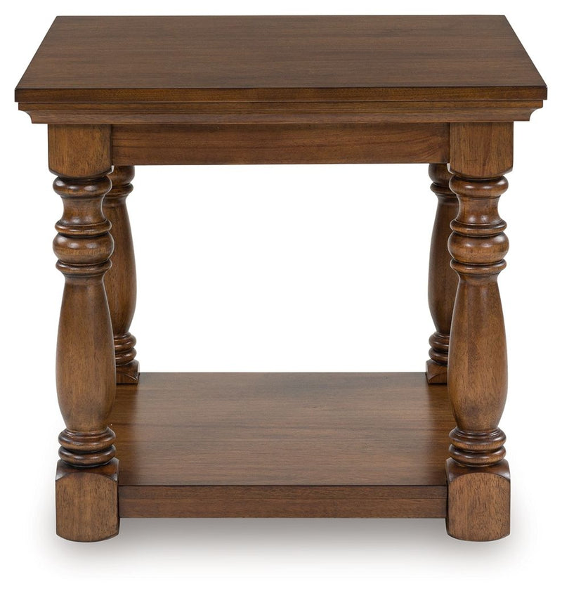 Sturlayne - Brown - Rectangular End Table - JaxCo Furniture