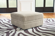 Calnita - Sisal - Ottoman With Storage - JaxCo Furniture