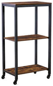 Bevinfield - Brown / Black - Bar Cart - JaxCo Furniture
