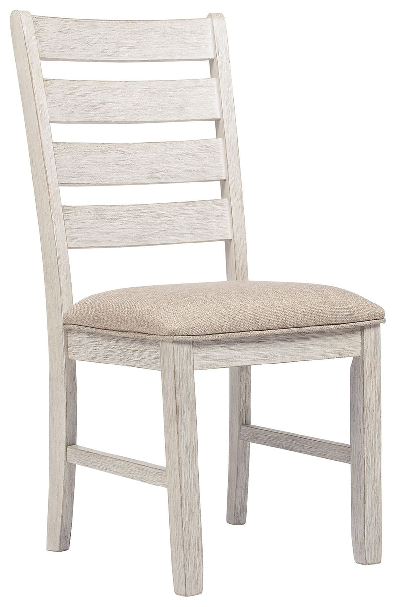 Skempton - White - Dining UPH Side Chair (Set of 2) - JaxCo Furniture
