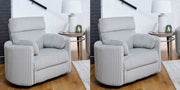 Radius - Power Swivel Glider Recliner (Set of 2) - JaxCo Furniture