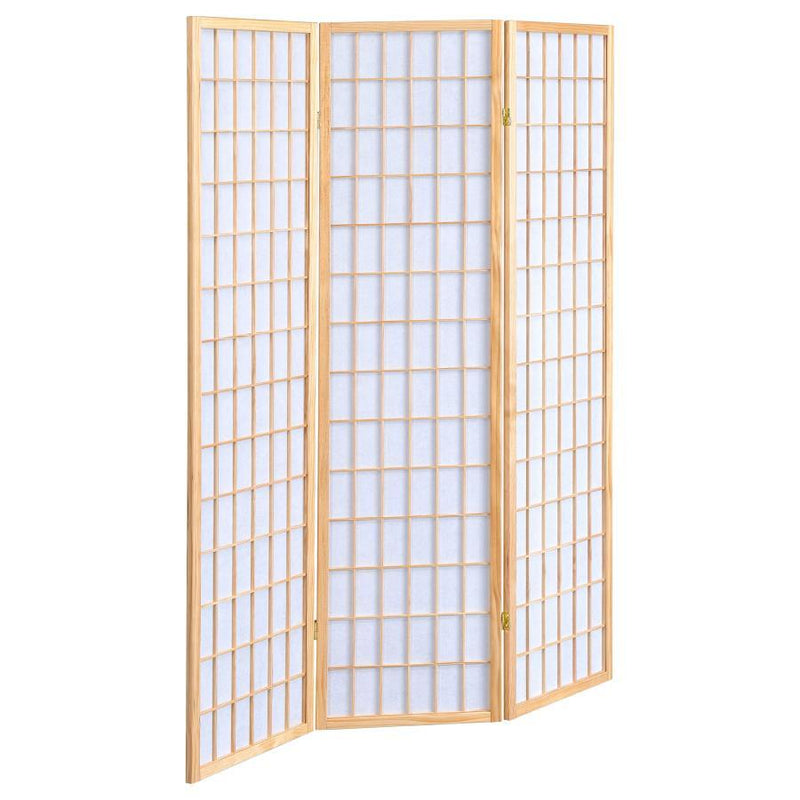 Carrie - 3-Panel Room Divider Folding Shoji Screen - JaxCo Furniture