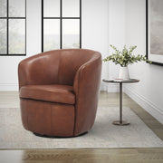 Barolo - Swivel Club Chair - JaxCo Furniture