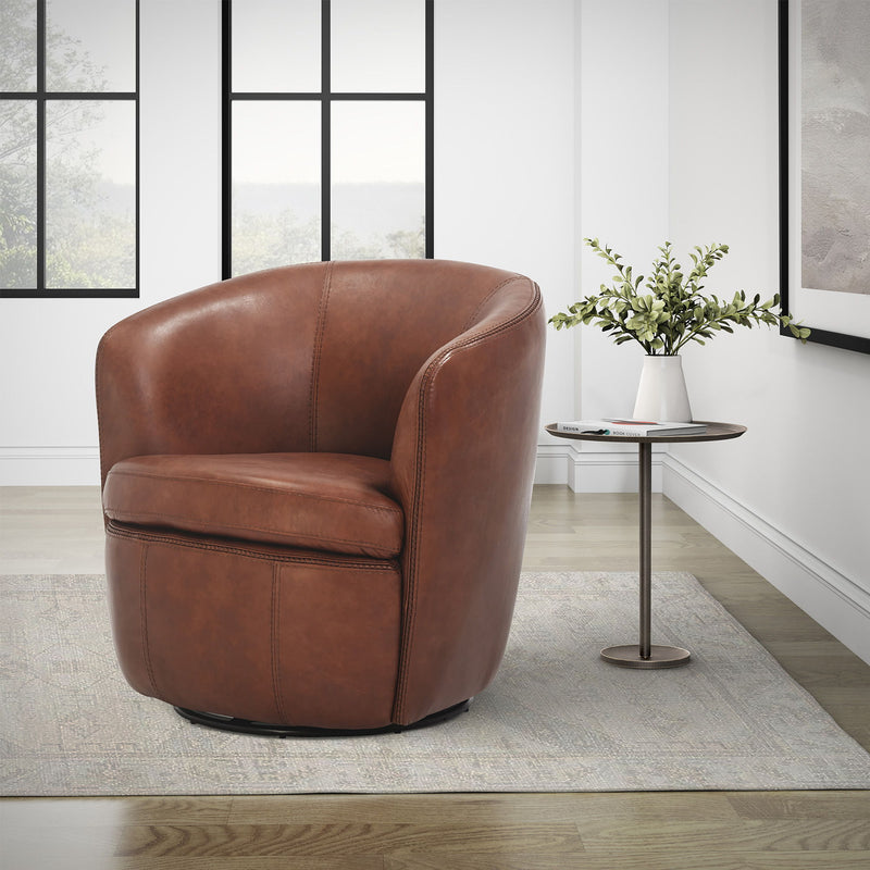 Barolo - Swivel Club Chair - JaxCo Furniture